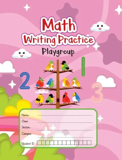 math urdu write and wipe - playgroup