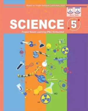 Book Cover 'Science' for Class 5 Allied school