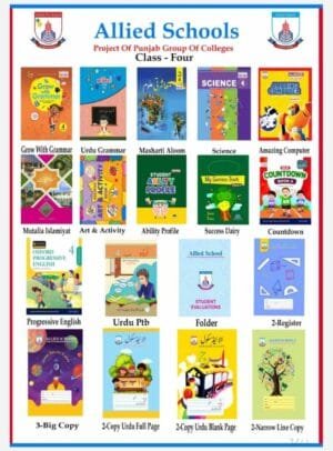 Cover page for class 4 book set
