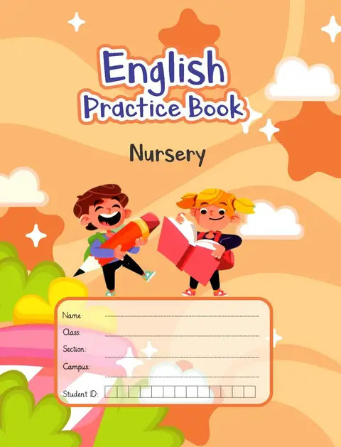 nursery - English practice book