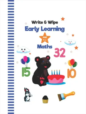 nursery - Math Write and Wipe - Early learning - age 4+