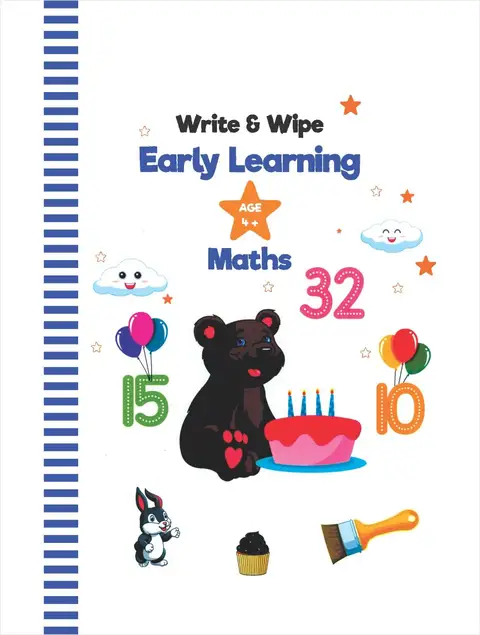 nursery - Math Write and Wipe - Early learning - age 4+