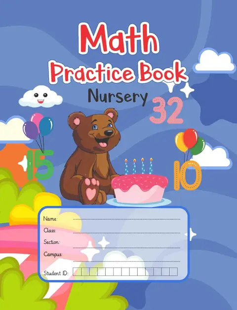 nursery - Math practice book