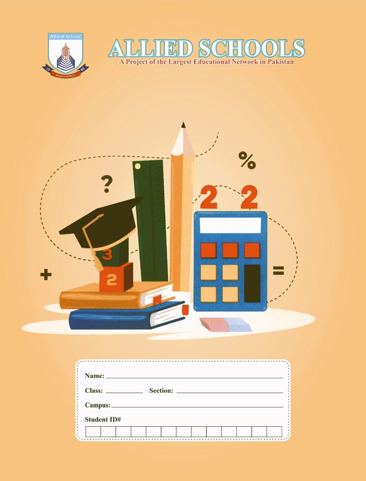 nursery class 1 ,2, 3 copy math MEDIUM BLOCK allied school